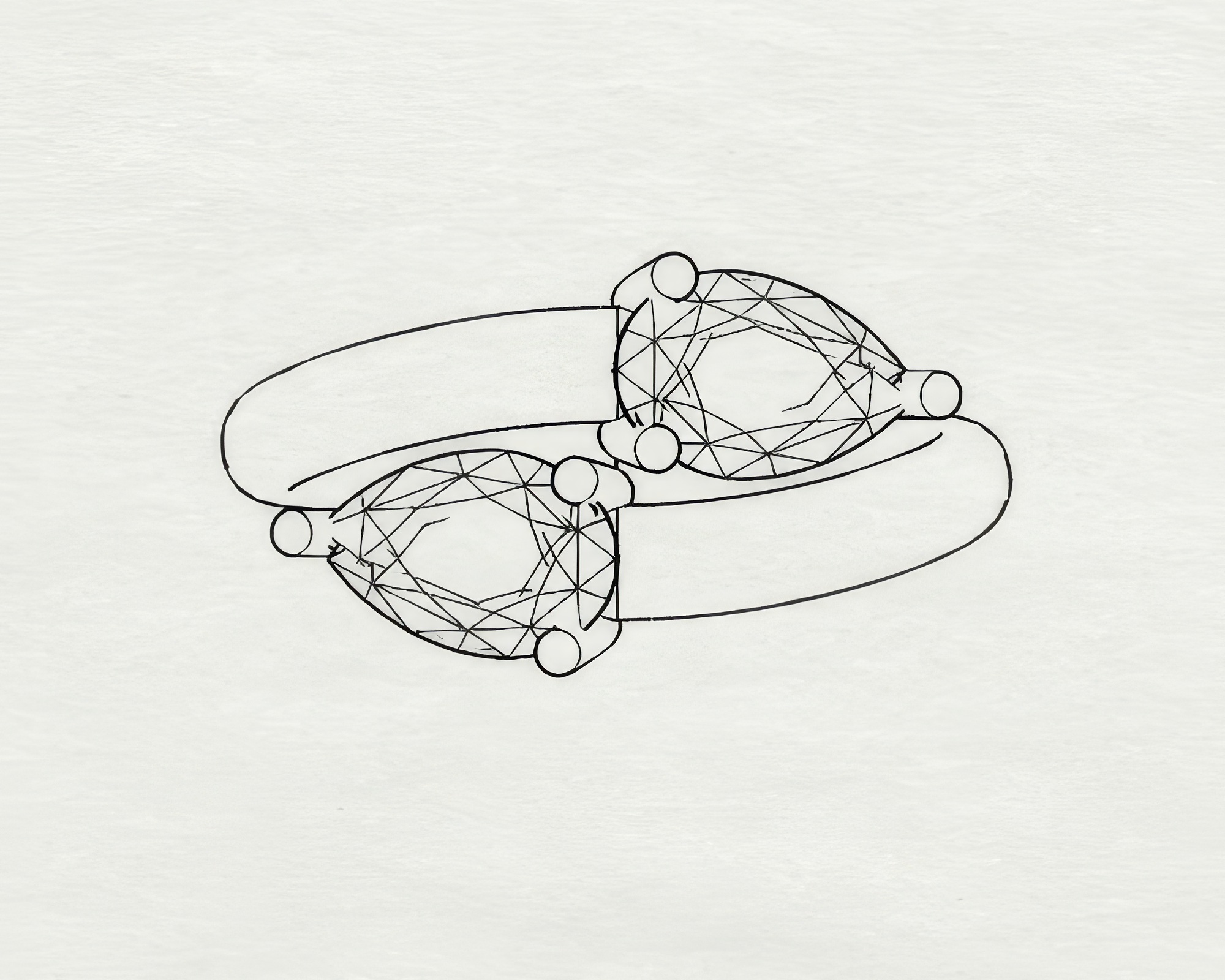 Pear Shape Diamond Bypass Ring Sketch Pear Shape Diamond Bypass Ring Sketch