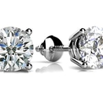 Round Diamond Stud Earrings Round Diamond Stud Earrings