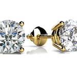 Round Diamond Stud Earrings Round Diamond Stud Earrings