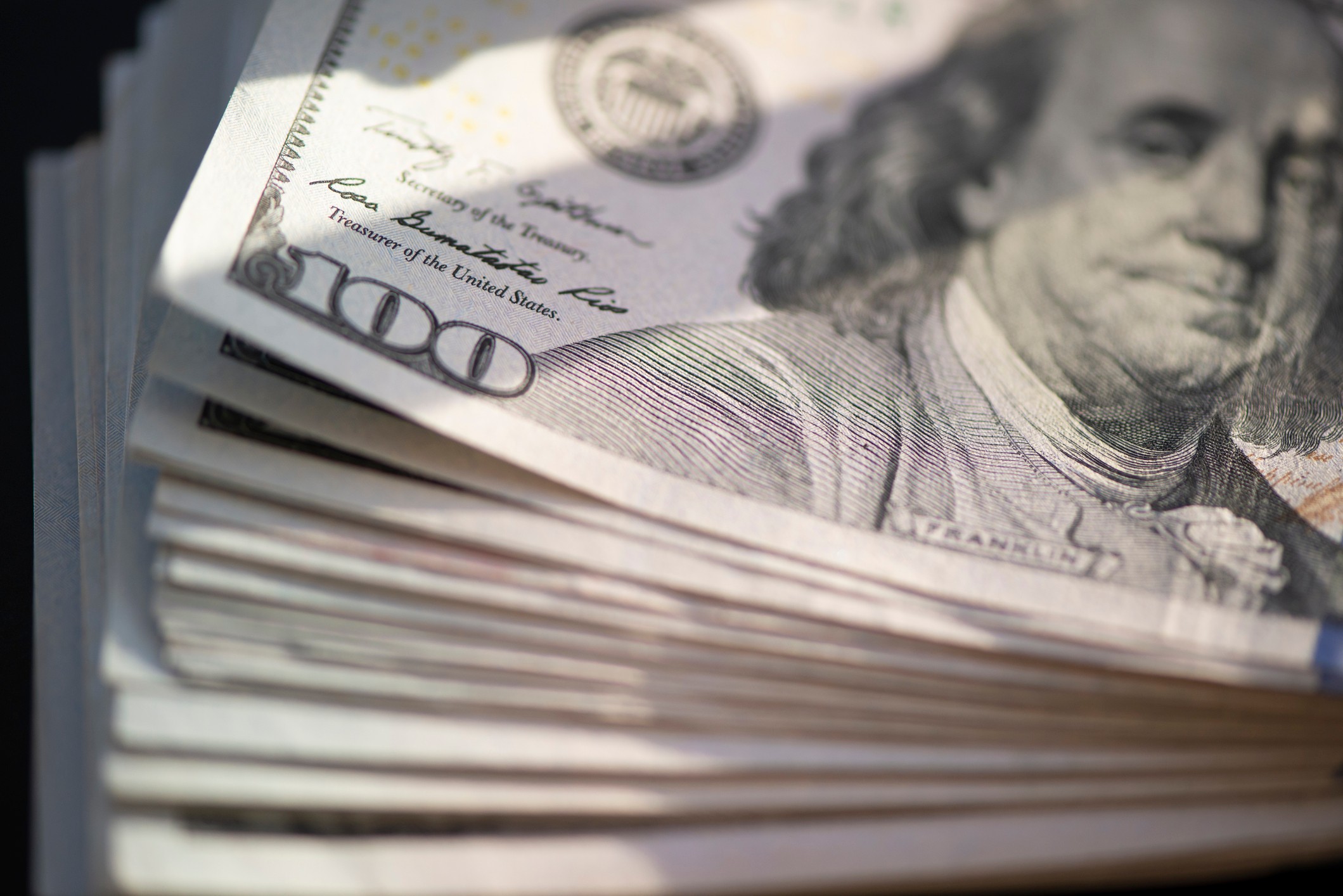 Hundreds of US Dollars Money Hundreds of US Dollars Money