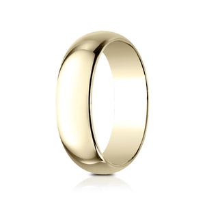 Yellow Gold Classic 7mm Mens Wedding Band Yellow Gold Classic 7mm Mens Wedding Band