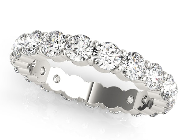Round Scalloped Ladies Diamond Eternity Band Round Scalloped Ladies Diamond Eternity Band
